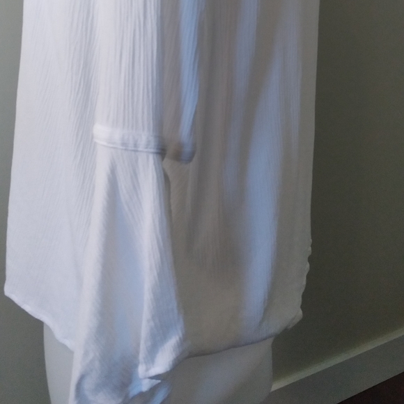 Embroidered Tribal Jeans Top with Bell Sleeves. Boho casual. - Picture 6 of 9